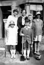 Gertrude King and her family