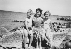 Ian, Mum, Diane 1956