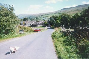 Pennine Way - Arriving at Thwaite (Yorkshire Dales)