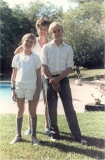 Diane with sons Andrew & Mark Elsbury