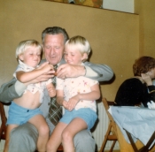 Douglas Lee and his grandsons Mark and Andrew Elsbury