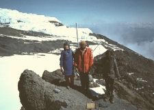 Ian and Joan on top of the world - Mt Kilimanjaro, Tanzania 1978