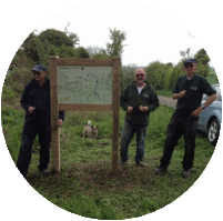 Information Board erected at Hungerford Road car park