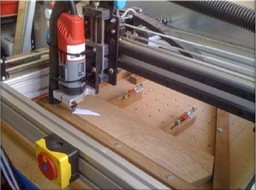 Routing signage on a finger at Eynsham workshop