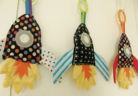 Blast off! Crinkle rockets