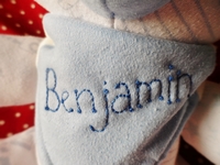 Hand embroidered name at no extra charge