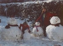 Penny and Jessica banished in the snow