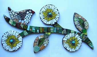 Coat Hanger - bird on a branch