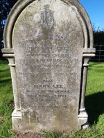 William Lee's & Mary's grave