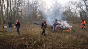 Bonfire at Radcot Lock 26-01-2017