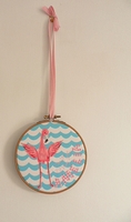 Flamingo birth sampler