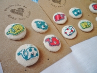 'Whale of a time' small buttons
