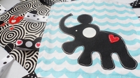 Black and white safari taggy