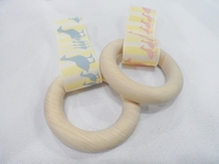 Wooden teething rings